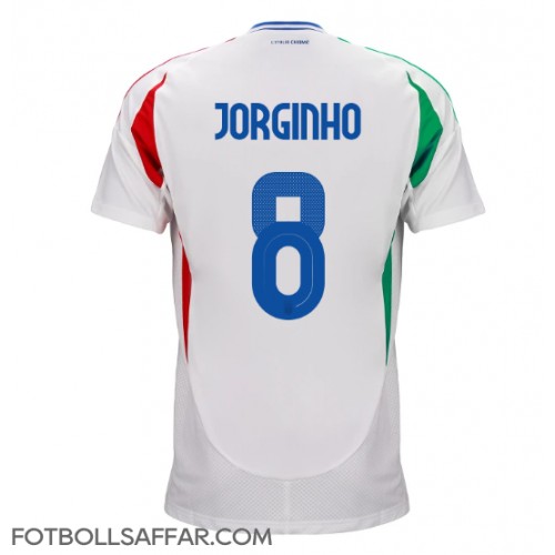 Italien Jorginho Frello #8 Bortatröja EM 2024 Kortärmad